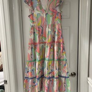 Crosby Colorful Abstract Top